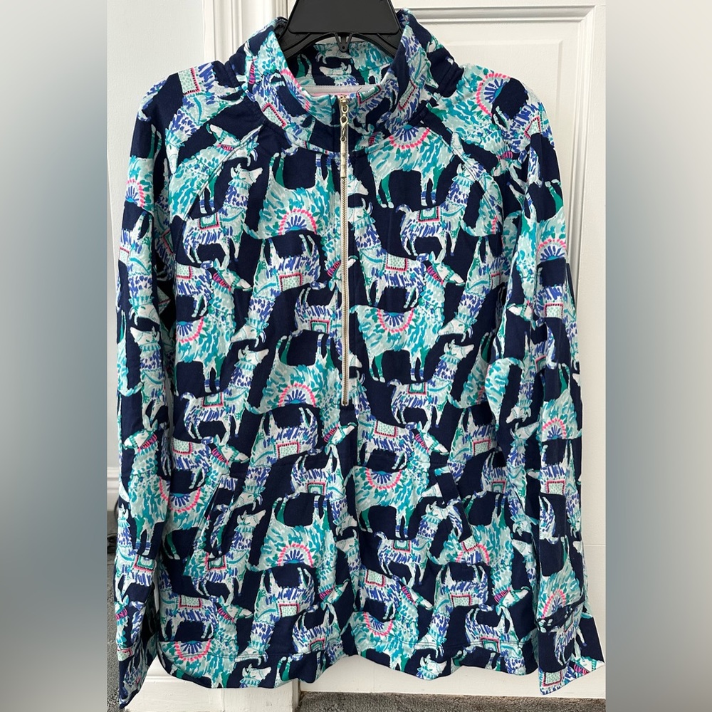 Lilly Pulitzer Half Zip Popover